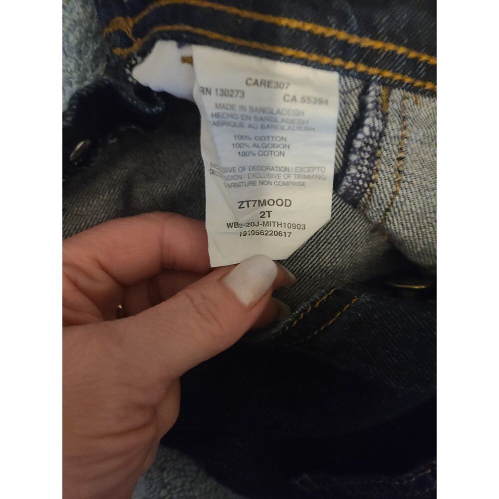 Boy's Overalls - Wrangler 2T - Classic Denim - Picture 4 of 5
